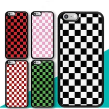 Шахматный клетчатый чехол для телефона для iphone 11 11pro 11promax X XR XS MAX 6 6s 7 8 Plus TPU чехол
