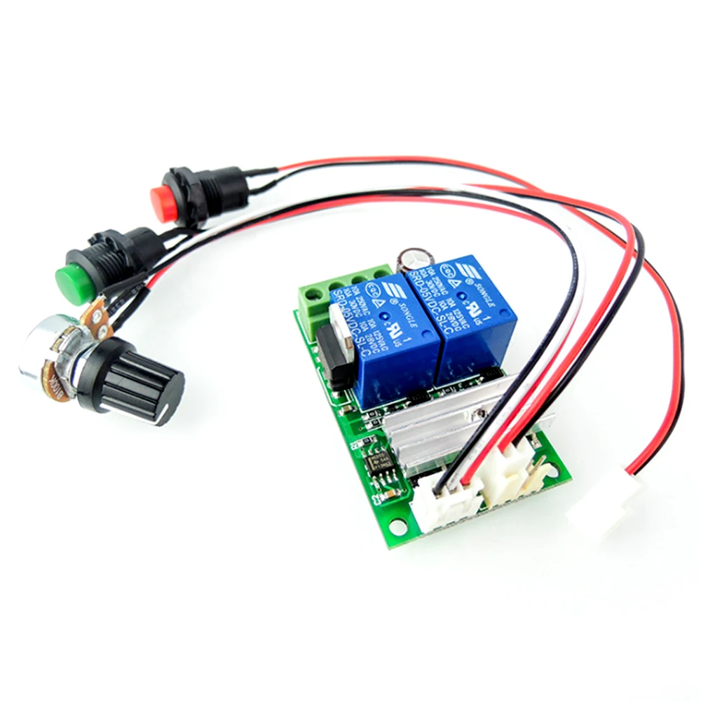 Forward And Reverse Switch Linear Actuator Motor Controller Adjustable Speed Control DC 6V 12V 24V PWM DC Motor Speed Controller