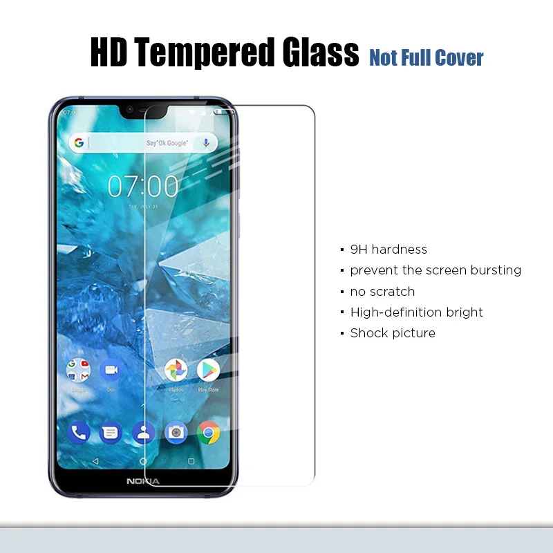 Защитное стекло закаленное 1/2 шт для Nokia X2 XL X X71 Lumia 950 640 635 630 535 530 520|Защитные стёкла