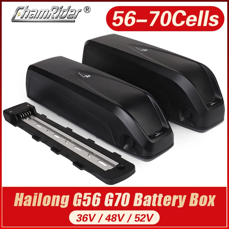 Ebike Battery Cover Electric Bike Wire Box G56 G70 Battery Box For 21700 Cells 13S4P 18650 Cells 10S7P 13S5P 14S5P