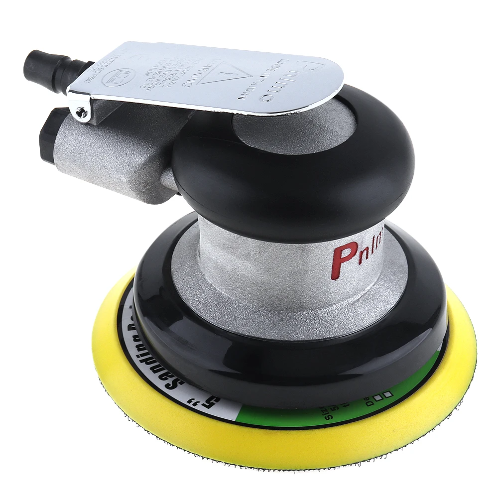 5 Inch Non vacuum Matte Surface Circular Pneumatic Sandpaper Random Orbital Air Sander Polished Grinding Machine Hand Power Tool