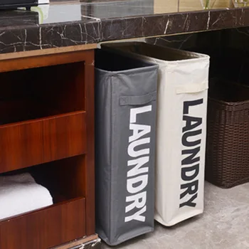 

Single Mesh Clothes Storage Box Bag Household Articles Dirty Basket Friendly Oxford Cloth Folding AC889