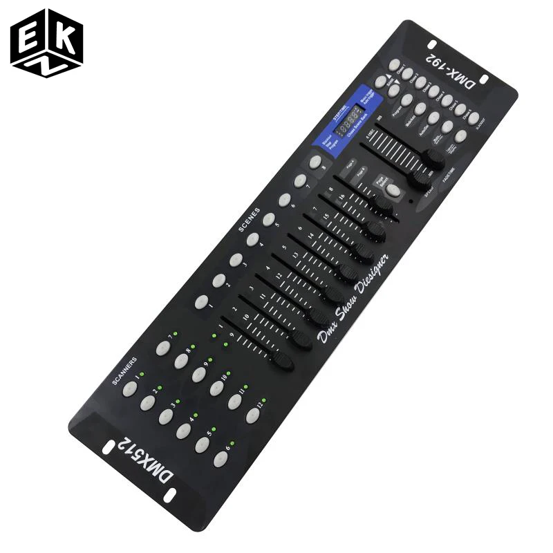 送料無料新192 dmxコントローラーdj機器dmx 512コンソール舞台照明ledパー移動ヘッドスポットライトdj controlle  AliExpress Mobile