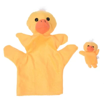 

Yellow Duck Hand Puppet Finger Puppet