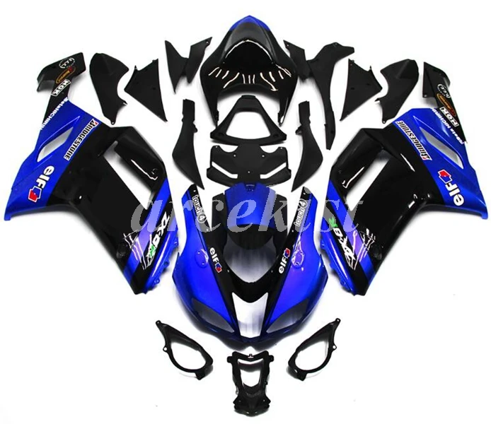 Новый ABS мотоцикл Обтекатели наборы подходят для Kawasaki Ninja ZX-6R ZX6R 2007 2008 07 08 636