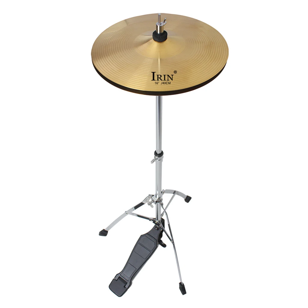 IRIN Professional 16 inch Brass Alloy Crash Ride Hi-Hat Cymbal for Drum Set