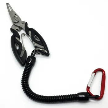 

New Fishing Multifunctional Plier Fishing Lanyards Boating Ropes Kayak Camping Secure Pliers Lip Grips Tackle Fish Tools