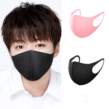 

10PCS Black Cotton Mouth Mask Anti Dust PM2.5 Pollution Nose Protect Unisex Sponge Face Mouth Mask Pink Reusable Masks Safety