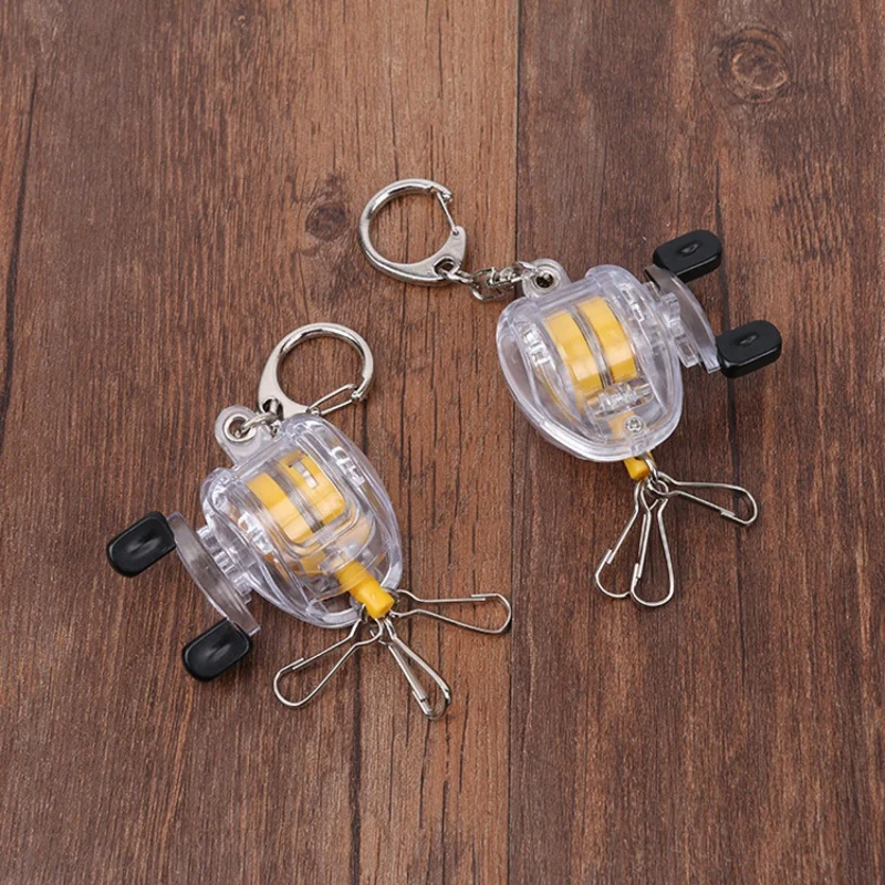

Fishing Wire Rope Telescopic Buckle Wire Rope Retractable Buckle Drum-Shaped Rapid Hanging Buckle Multi-Tail Can Buckle Fishing