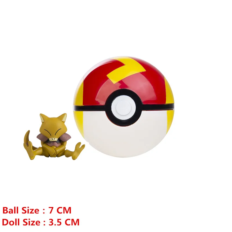 mecha godzilla toy Pokemon Pokeball With Cartoons Movie Anime Figure Pikachu Charmander Eevee Squirtle Vulpix Quality Pet Action Model Toys Gifts goku toys