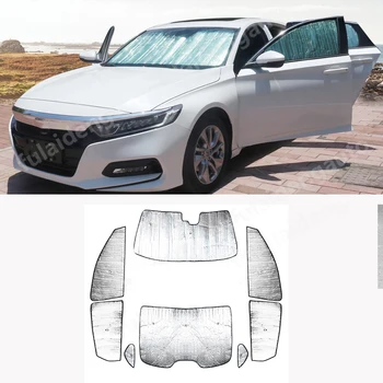 

8pcs For Honda Accord 2018-2020 New Car Window Sun Shade Foldable Auto Visor Windshield Block Cover Sunshade Reflective