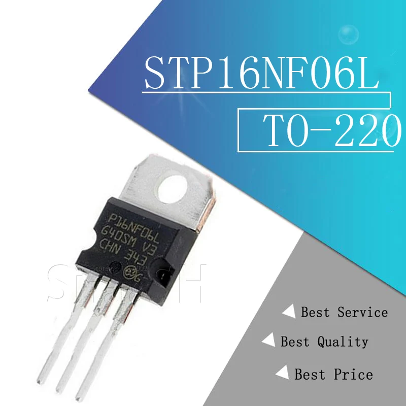 10 шт./лот STP16NF06L TO-220 STP16NF06 TO220 P16NF06L P16NF06 новый оригинальный | Электронные компоненты