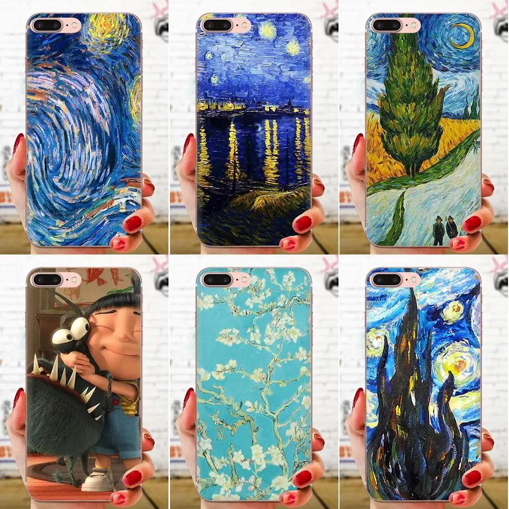 Картина маслом Ван Гога тонкая модная для Huawei Nova 2 V20 Y3II Y5 Y5II Y6 Y6II Y7 Y9 G8 G9 GR3 GR5 GX8 Prime