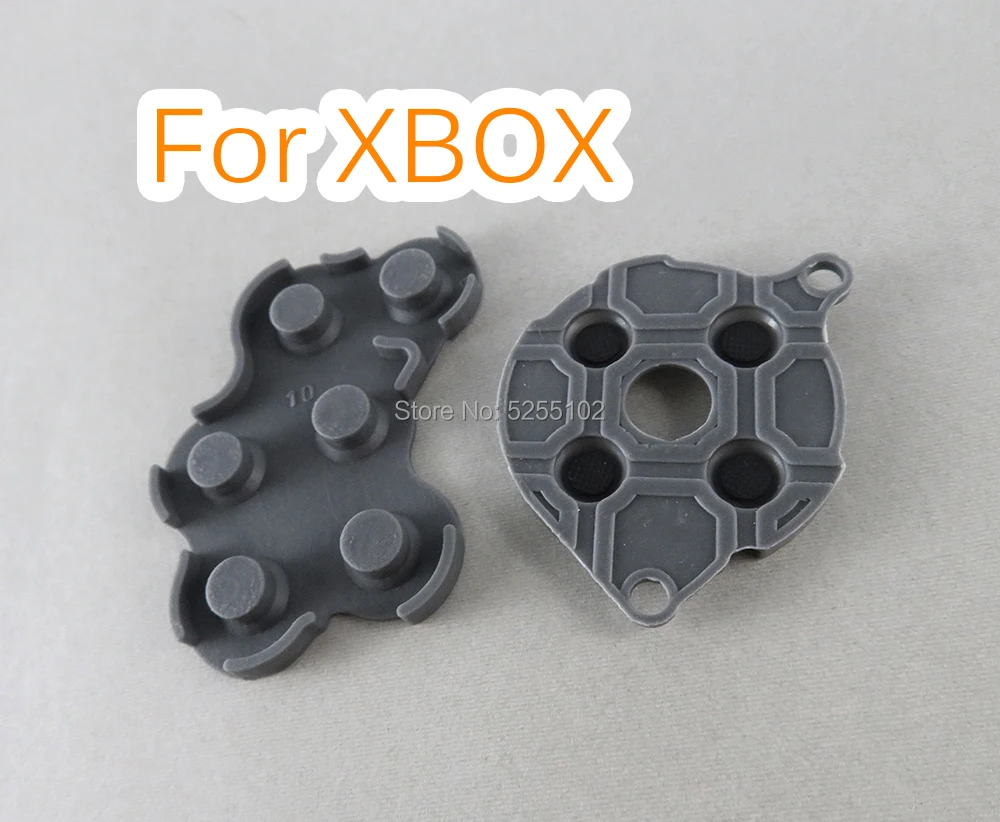 100Set Per Xbox Adesivo Conduttivo Gen 1St Per Xbox Gen 1St Pulsante In Gomma Siliconica Conduttiva Cuscinetto Di Contatto Riparazione Abxy Per Xbox