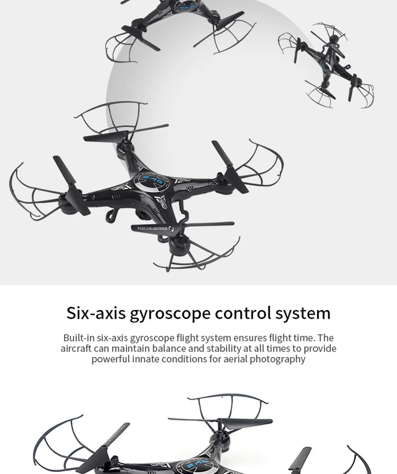 Радиоуправляемый Дрон вертолет с камерой 2MP WiFi FPV Дрон высота удержания Квадрокоптер Aircarft Безголовый режим Радиоуправляемый квадрокоптер игрушки для детей