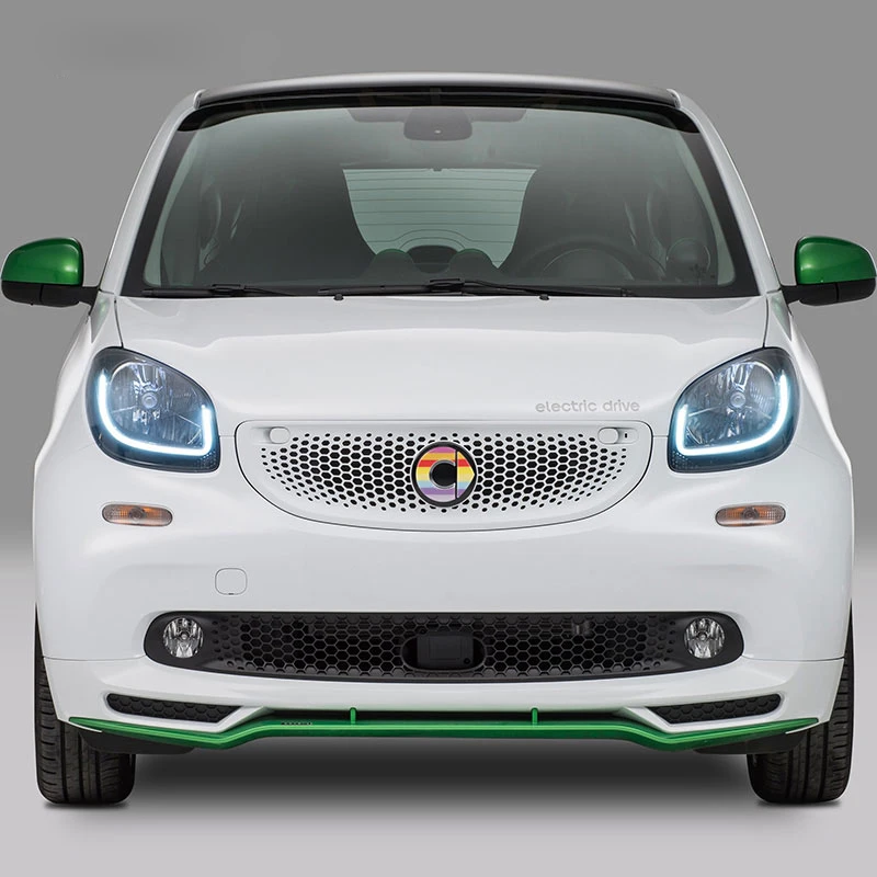 Автомобильный передний бренд орнамент 3D наклейка для Mercedes Smart 451 453 fortwo forfour