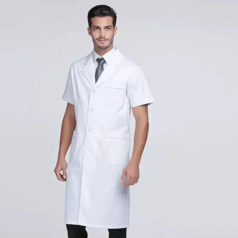 Unisex white coat Lab Coat Hospital Doctor Slim nurse uniform spa uniform nursing scrubs medical uniforms women