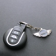 Автомобильный брелок Креативный логотип украшение с кольцом для ключей для BMW MINI Cooper Clubman F54 F55 F56 F60 R55 R56 R60 аксессуары для стайлинга автомобилей