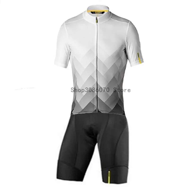 Mavic короткий рукав комбинезон велосипедиста наборы Ropa Ciclismo Велосипедное трико одежда Skinsuit велосипед для триатлона майки гидрокостюм для мужчин - Color: 20