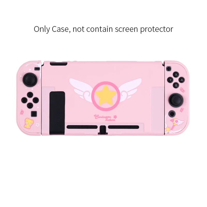 Чехол для Switch nintendo NS Joy Con Защитная пленка для экрана - Цвет: only case