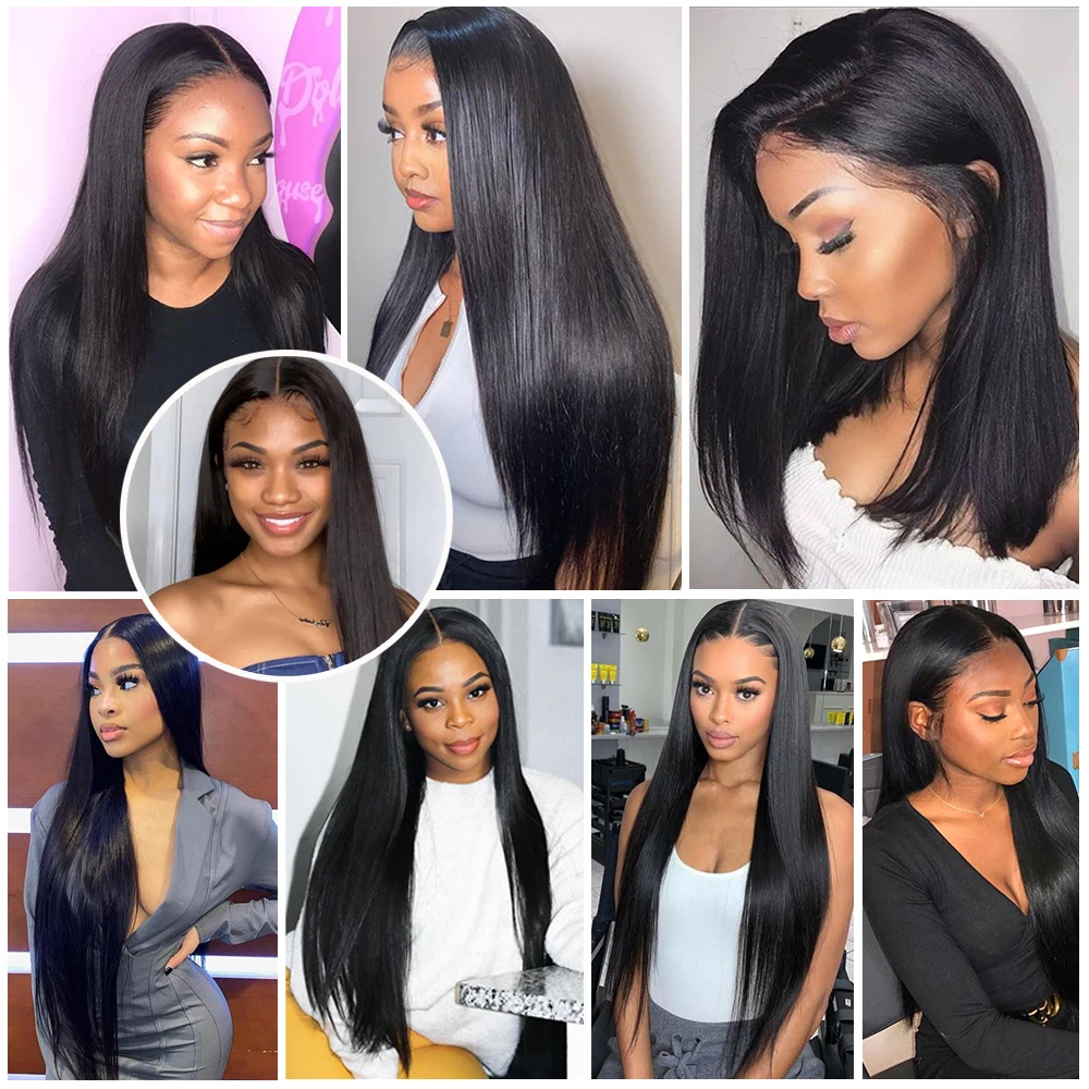 Pacotes de Cabelo em Linha Reta com Fechamento Pacotes com Fechamento Lotes em Massa Luxediva Tecer Cabelo Brasileiro Remy Humano 30 Polegada Atacado 8 ,,,,,,,,,??? (1)