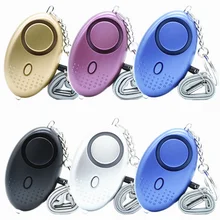 Alarme d'auto défense 120dB, alerte de protection, cri fort, alarme d'urgence, porte clés de sécurité personnelle pour femmes, enfants et filles plus âgées