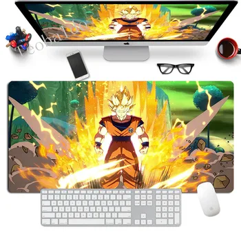 

Dragon Ball Dbz Goku Logo Beautiful Anime Mouse Mat gaming mouse pad xl Speed Keyboard mat Laptop PC notebook desk pad