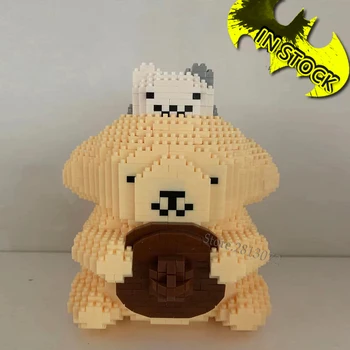

In Stock 2020 new 1216pc pudding dog cartoon Diamond plastic Building Blocks ZRK 7875 Blocks Educational Toy