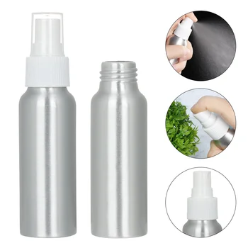 

10pcs 15ml 20ml 30ml 50ml 65ml 80ml Refillable Empty Bottles Aluminium Spray Atomiser Bottle Black Pump Atomizer Cosmetic