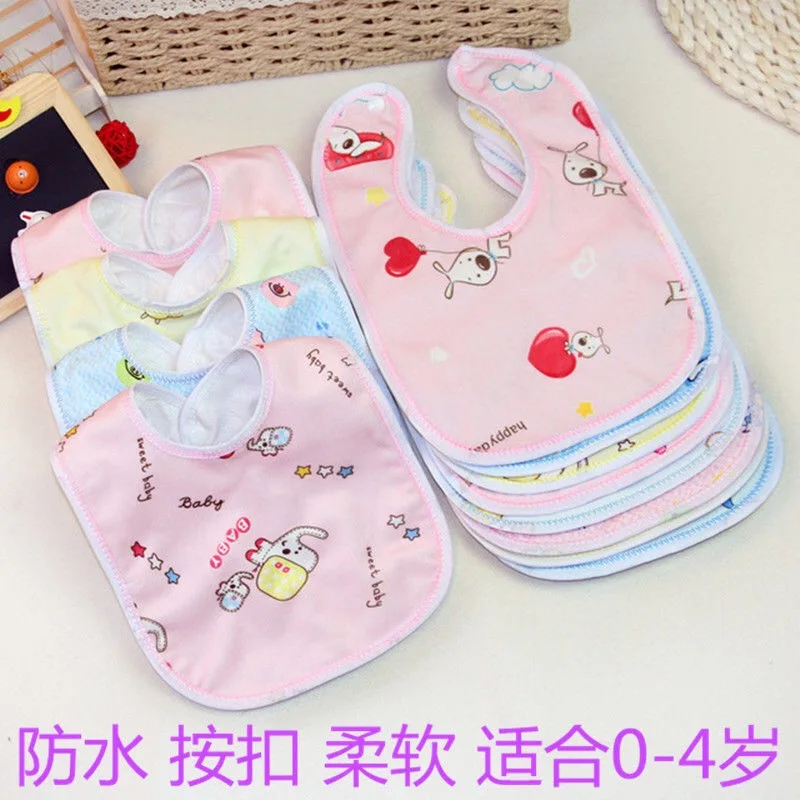 5pcs/lot hot New Baby Bibs Bibs Boy&Girl Bandana Bandanas1 Cloths Bandana Infant For Baby Dribble Waterproof Bib Burp