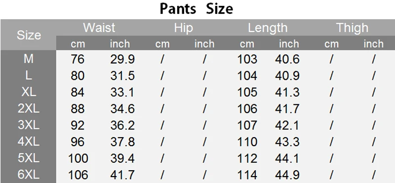 SIZE CHART2