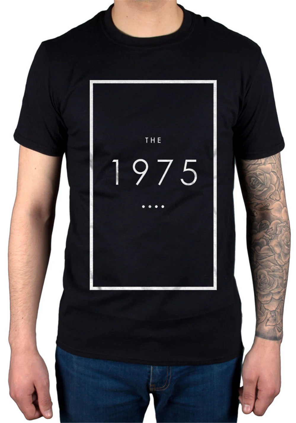 The 1975 Original Logo T Shirt Men Women Unisex Music Band IV Vintage Tour Tee Newest Fashion | Мужская одежда