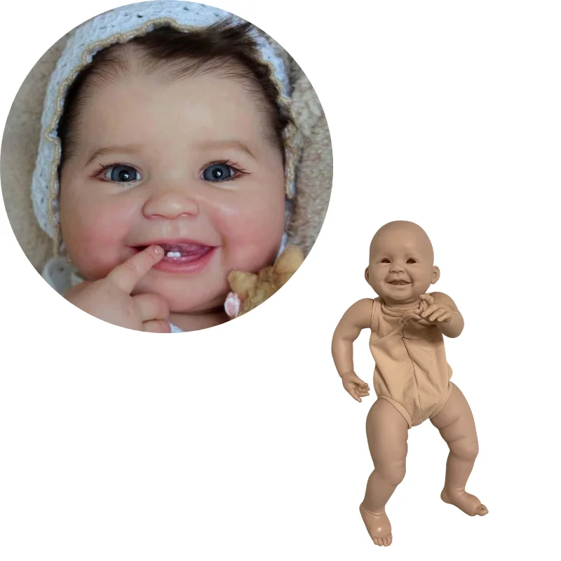 ❤️Original Size❤️ 23 Inches Bebe Reborn Doll Kit Juliana Blank Unfinished  Unpainted Vinyl Molds