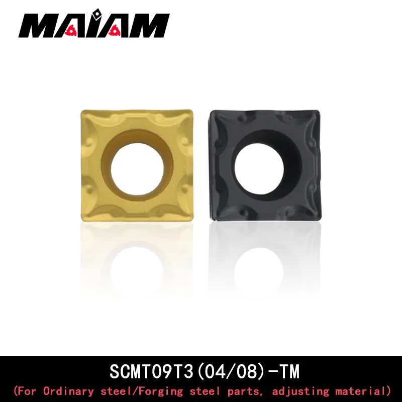 SCMT квадратная карбидная вставка SCMT09T304 SCMT09T308 TM шаблон SSDCN токарный инструмент для