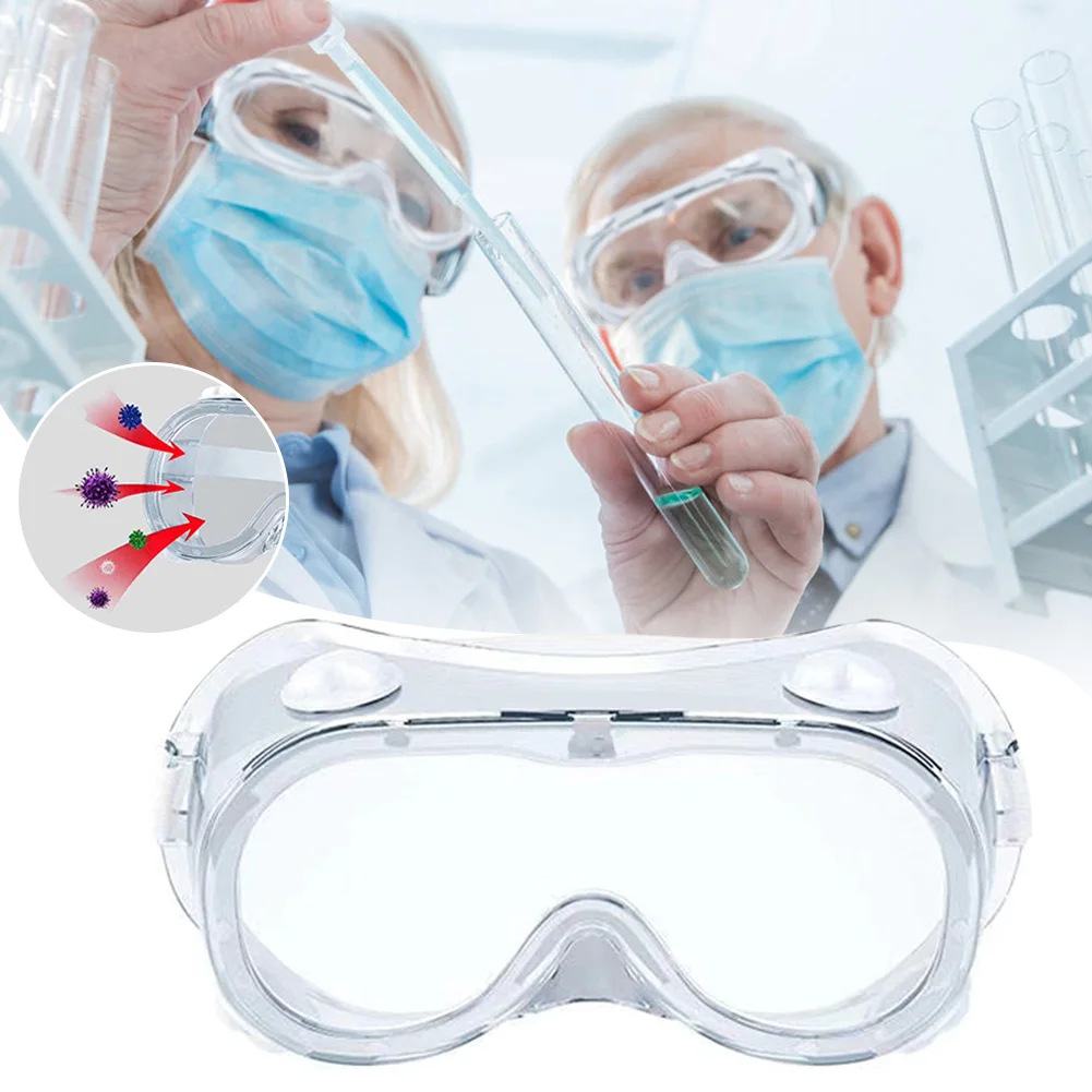 Protective Safety Goggles Wide Vision Disposable Indirect Vent AntiFog