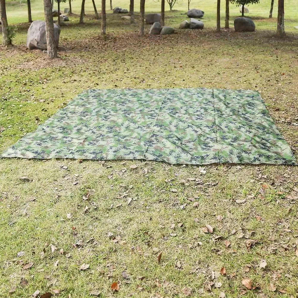 Ultralight Camping Camouflage Shelter 100 X 145cm Hunting Tent Outdoor Awning Waterproof Canopy Tarp Camp K9N0 Free Storage Bag