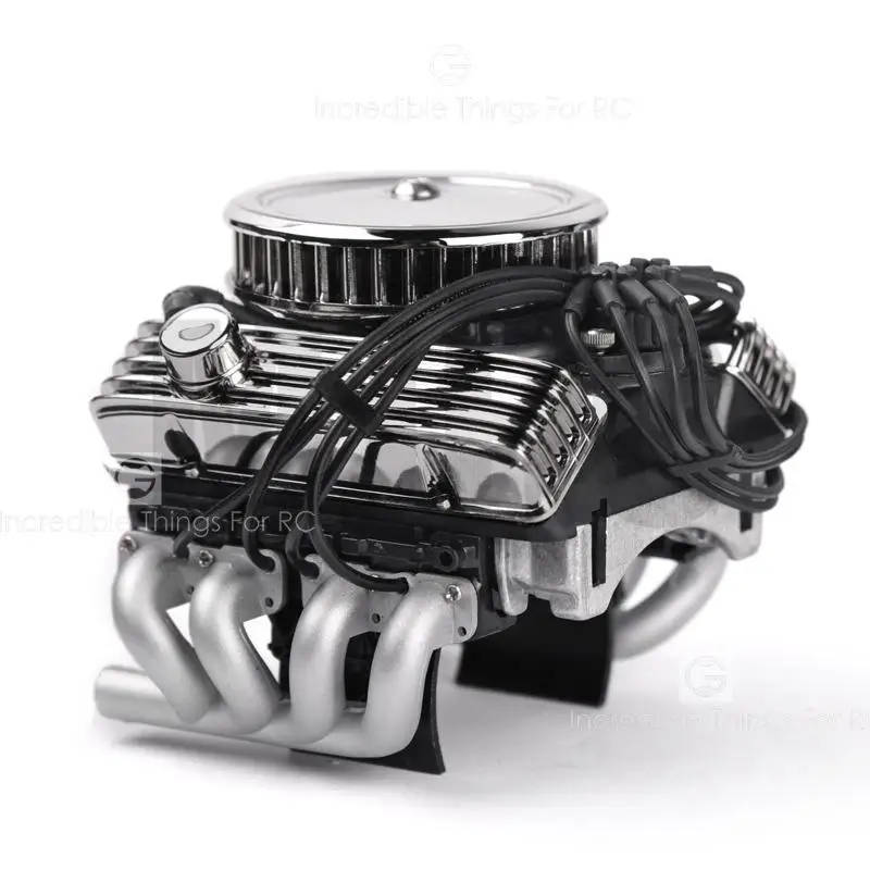 Rc-Car-Grc-F82-V8-Simulate-Engine-Motor-Cooling-Fans-Radiator-For-1-10 ...