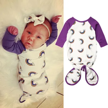 

Baby Sleeping Bag Waterproof Baby Stroller Sleeping Bag Summer Rainbow Striped Baby Carriage Sack Outer Envelopes For Newborns