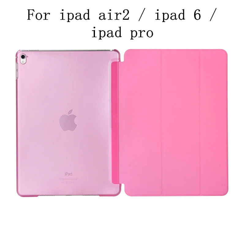 Роскошный противоударный кожаный чехол-подставка для планшета для Apple IPad Pro 9,7 дюйма IPad Pro 10,5 I Pad 5 6 Air 1 2 Coque - Цвет: For ipad air2 pink