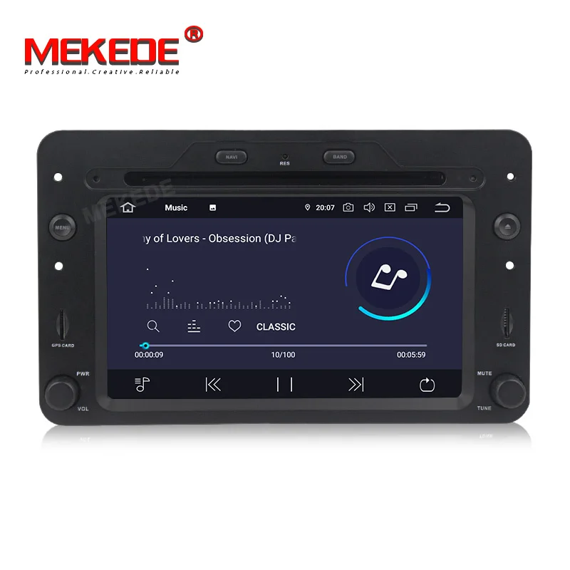 Clearance MEKEDE 1 Din Auto Radio Android 9 For Alfa/Romeo/Spider/Brera/159 Sportwagon RAM 2G Car Multimedia Video DVD Player GPS USB DVR 3