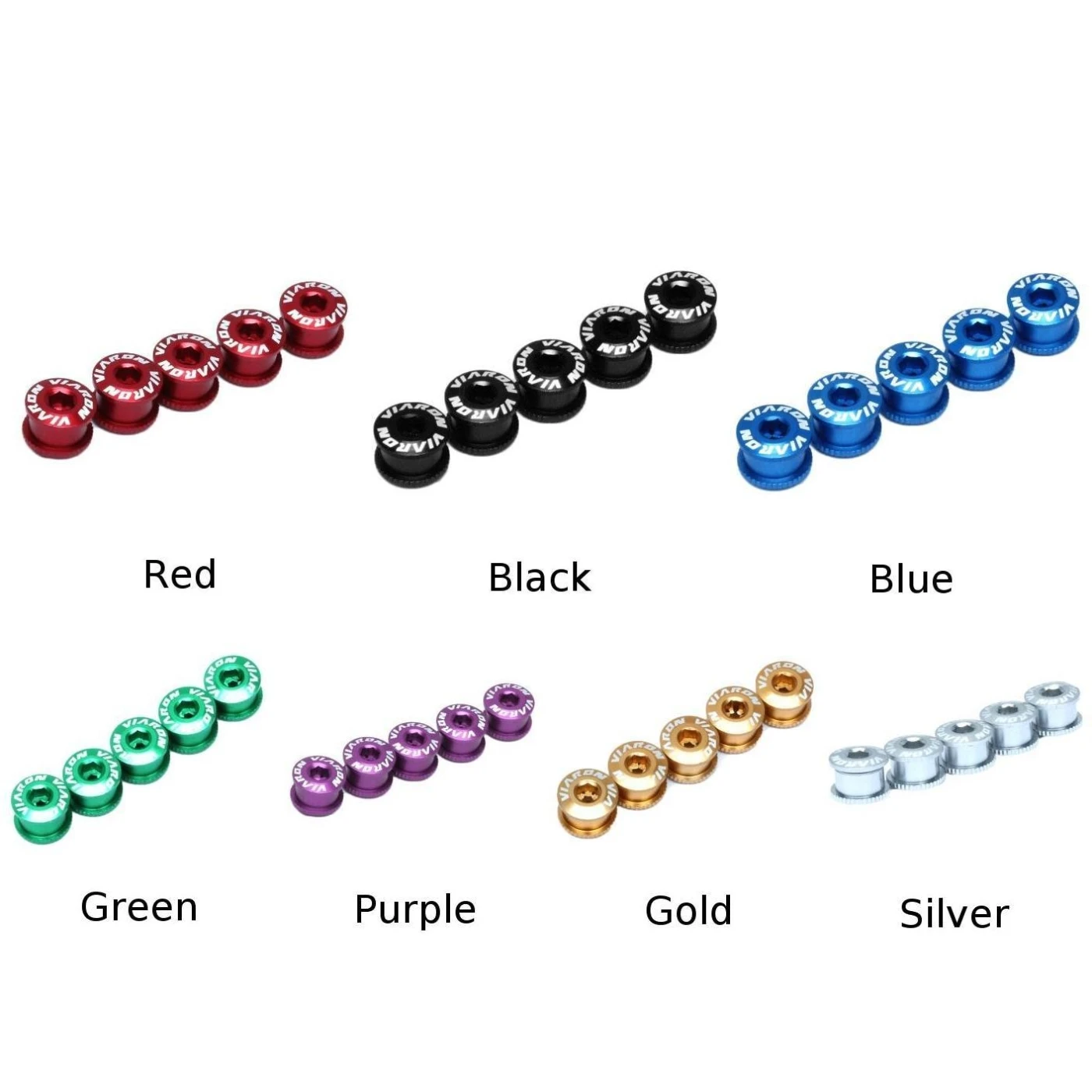 5pcs Chainring Screw Bicycle Replacement Optional Color Mountain Road Bike Cycling Chainwheel Bolt