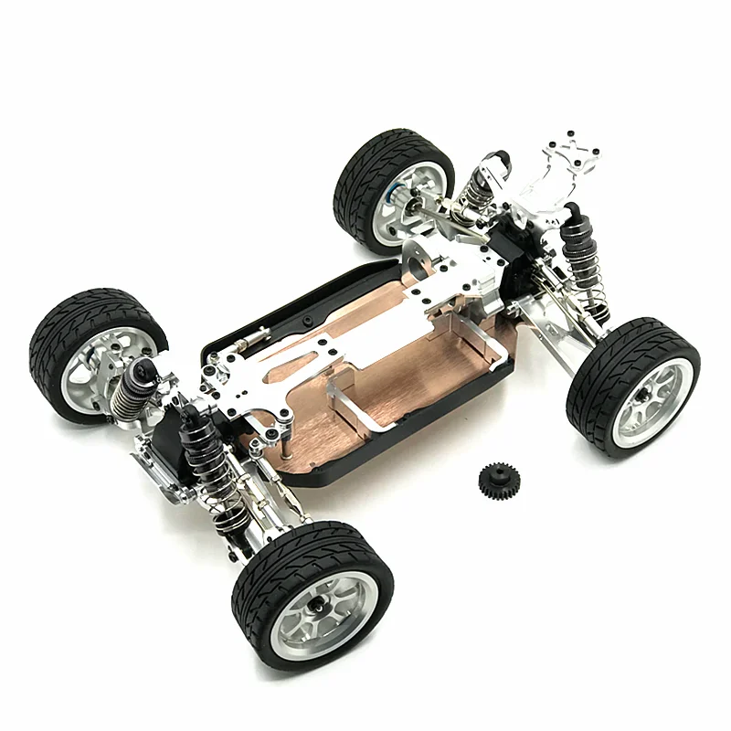 for Wltoys 144001 1/14 RC Car Upgrade Parts All Metal embled Frame Chis with Wheel Set Spare Accessories RC Cars for kid