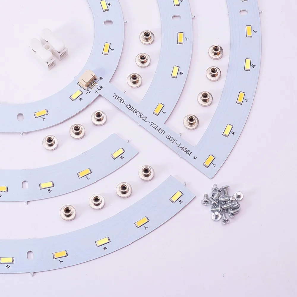 Othmro, 1 шт., 5730 SMD светодиодный круглый алюминиевый светильник, потолочный светильник, 36 Вт, 220 В, D/316 мм, чистый белый, 6500 K, теплый белый, 3000K