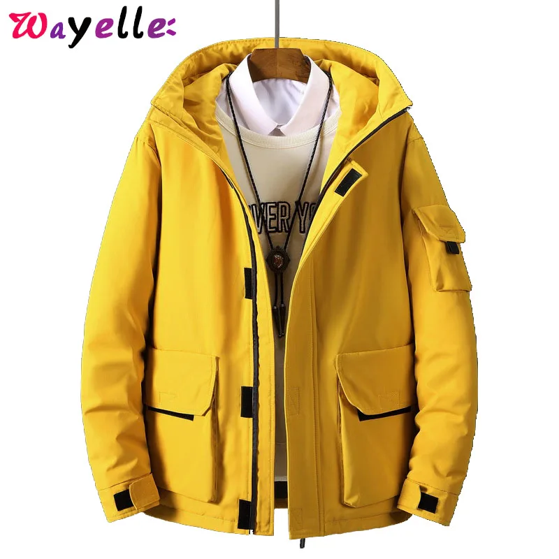 Tooling Down Jackets Coat Men Winter Cold Tooling Cotton Jackets Overcoats for Teens Thick Warm Windbreaker Winter Coat Men