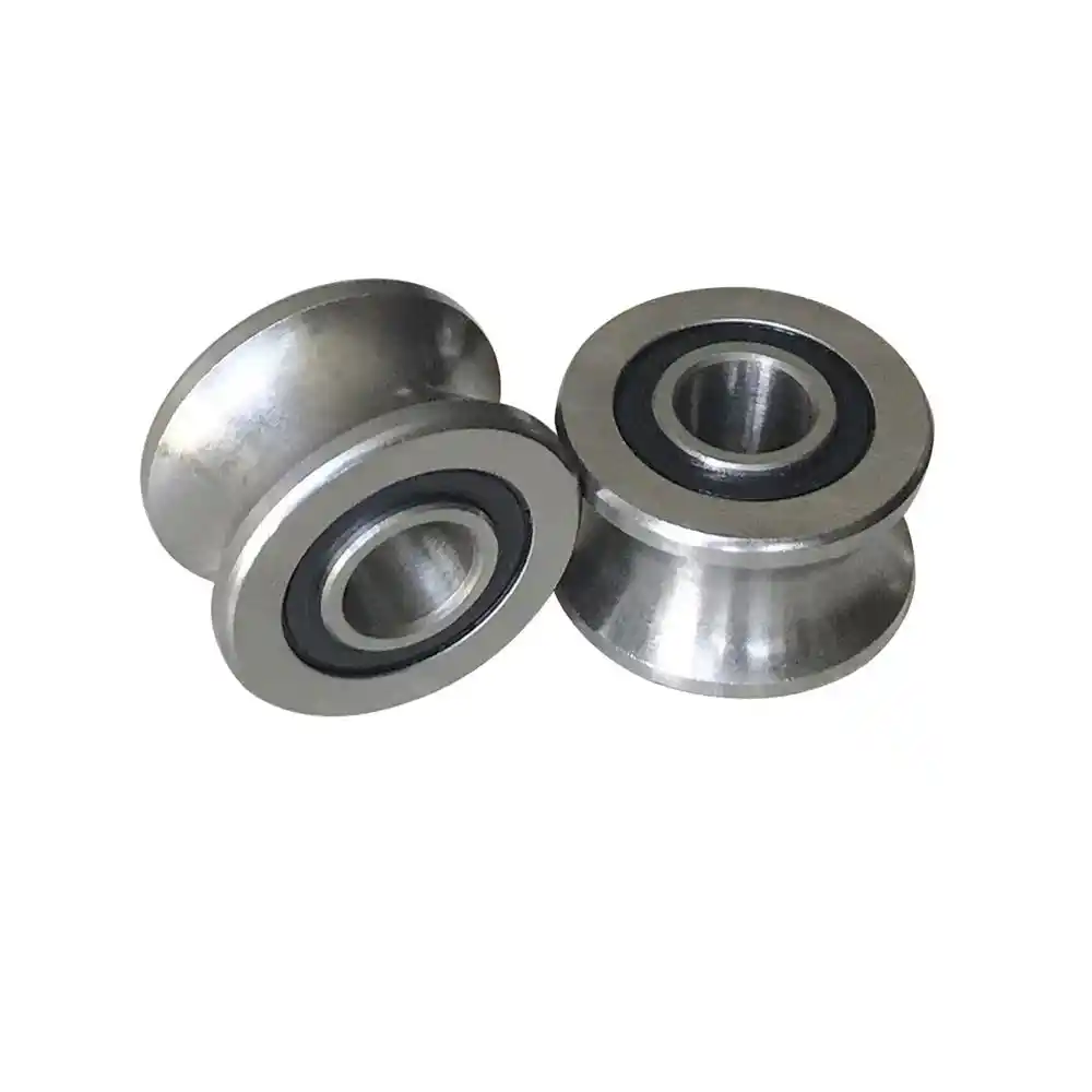 W1ZZ W1 2RS W1 V Groove Track Roller Bearing 4.763x19.56x7.87mm W rail