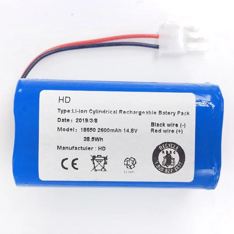Горячий TOD-перезаряжаемый аккумулятор 2x фильтр + 2 x щетка 14,8 V 2800Mah Роботизированный пылесос аксессуары для Chuwi iLife A4 A4S