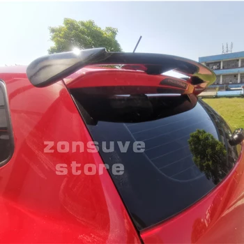 

For Volkswagen Polo Roof Spoiler 2011--2018 Year Rear Roof Wing Sport Hatchback Body Kit Accessories Glossy Real Carbon Fiber