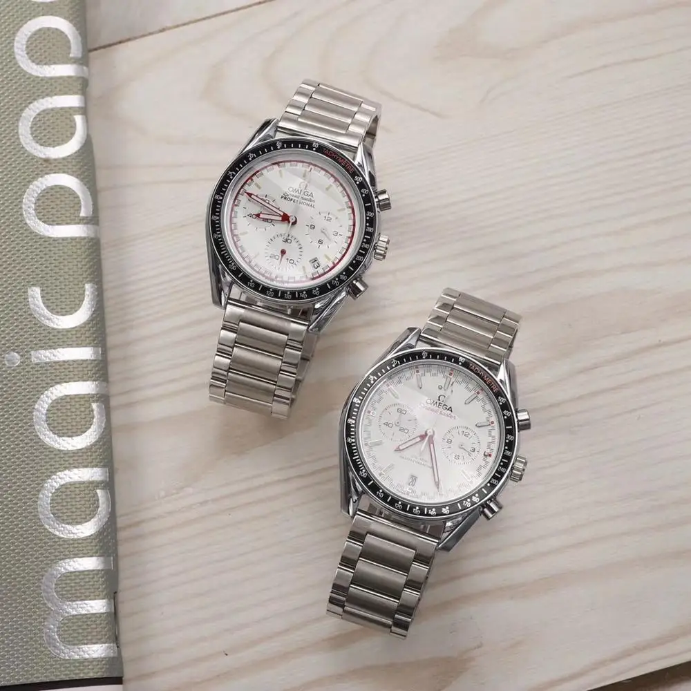 

Omega- Men's quartz watch Top brand luxury stainless steel contracted men's fashion timing men's sports watch68