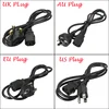 AC85V-265V Power Cord Cable EU US UK AU Adapter 1.2M Cable 3 Prong Connector for PC Charge Power Supply 3D Printer ► Photo 2/6