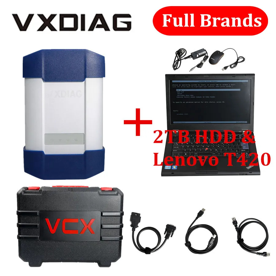 Мультидиагностический инструмент VXDIAG для всех брендов HONDA/MAZDA/TOYOTA/Subaru/VOLVO/ BMW/BENZ с